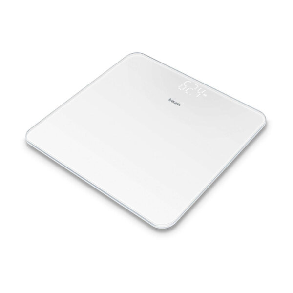 Beurer White Glass Bathroom Scale GS225