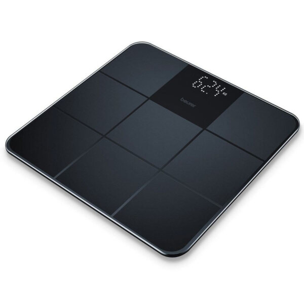 Beurer Black Glass Bathroom Scale GS235