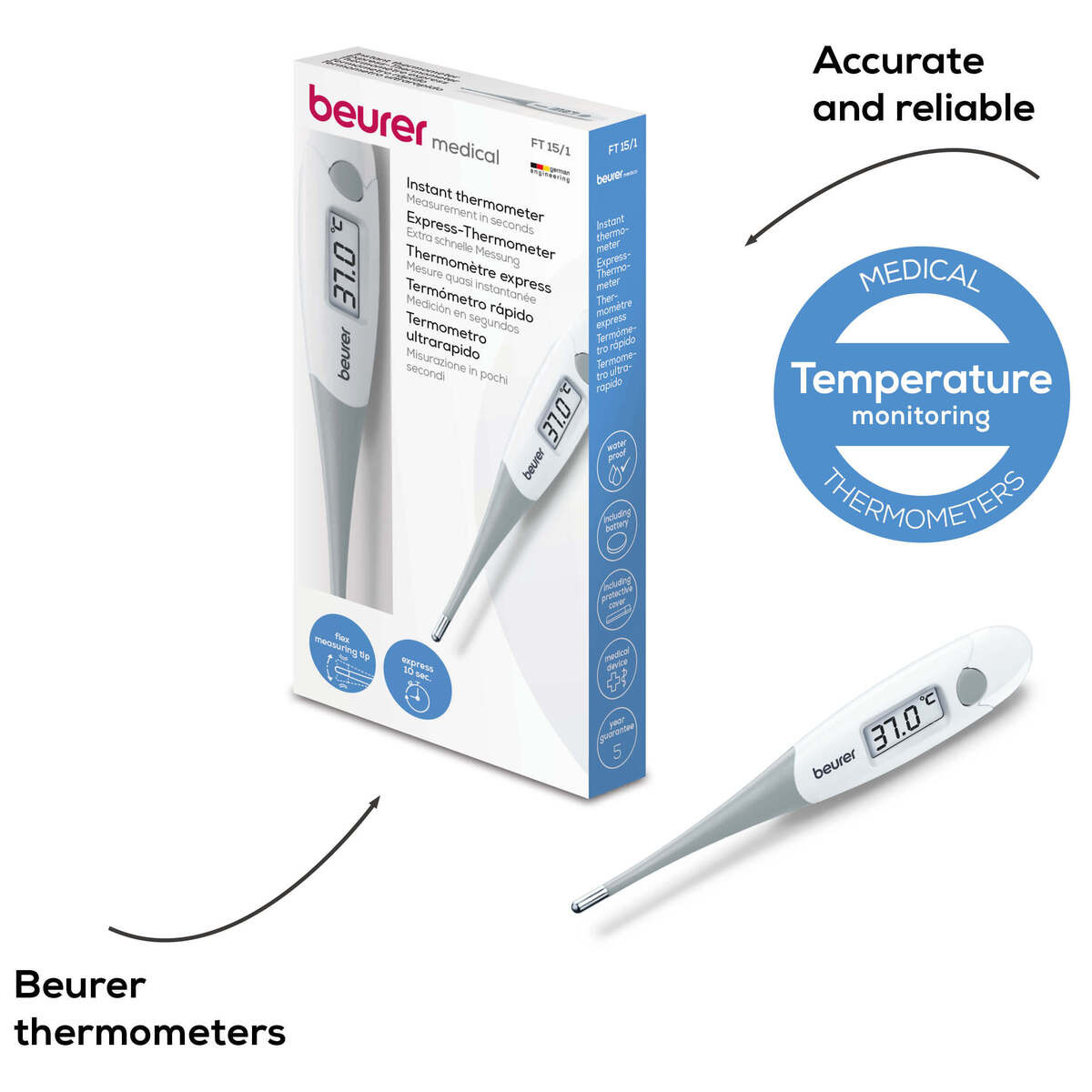 Beurer Instant Thermometer FT15/1