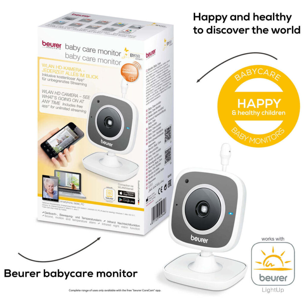 Beurer Smart Baby Wi-Fi Video Monitor with App BY88