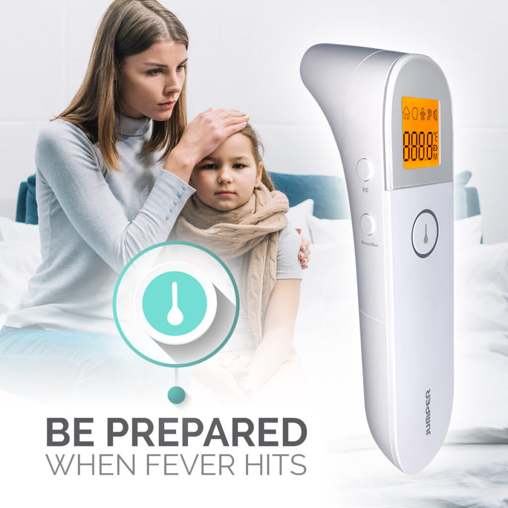 BabyWombWorld Baby 3-In-1 Ear & Forehead Thermometer