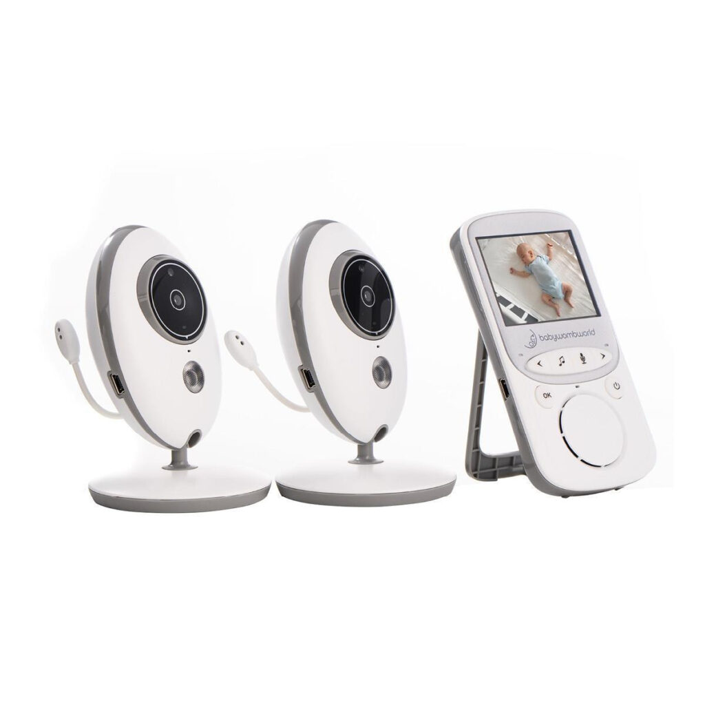 BabyWombWorld Video Baby Monitor - 2 Cameras, Audio & Night Vision