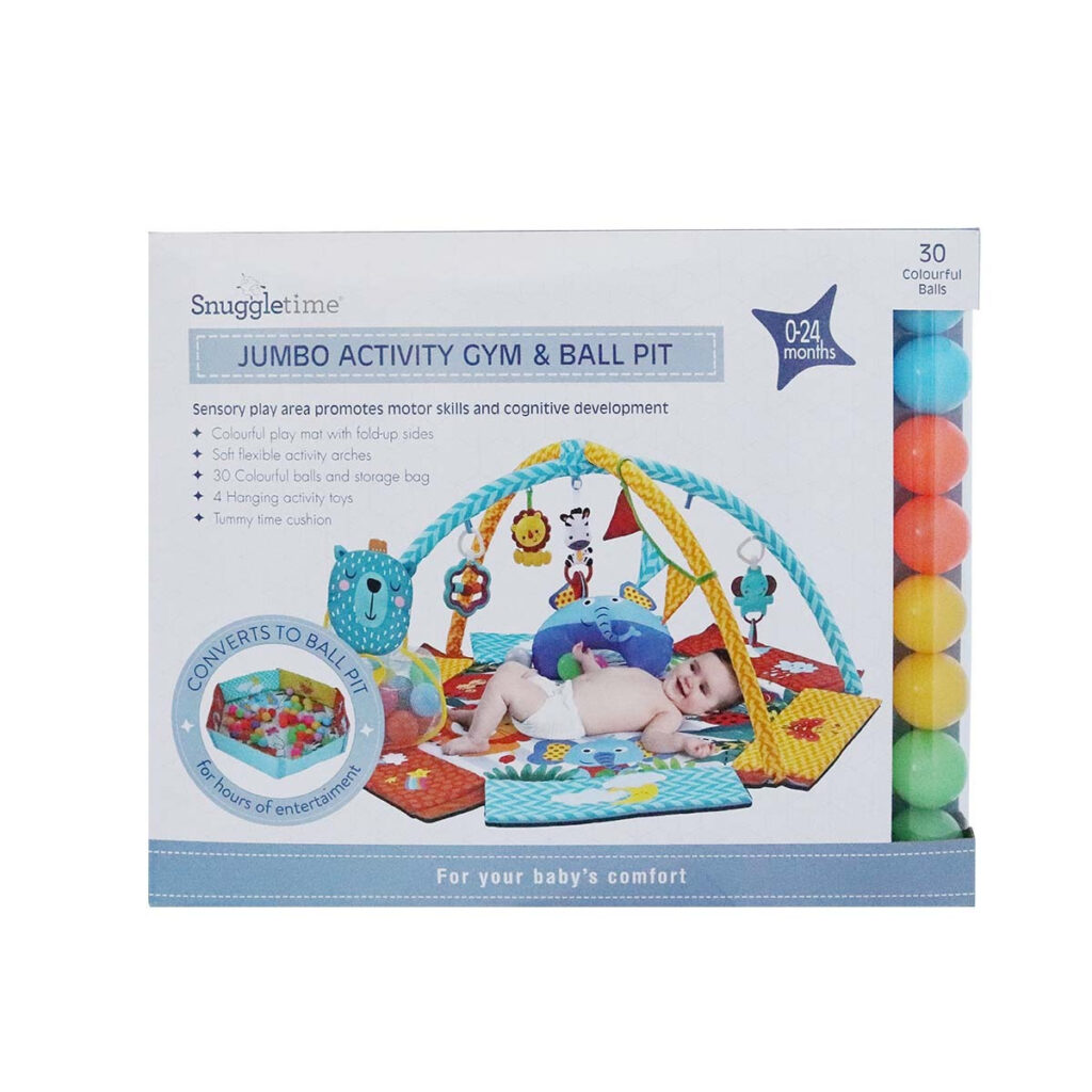 Snuggletime Activity Gym & Play Mat & Balls