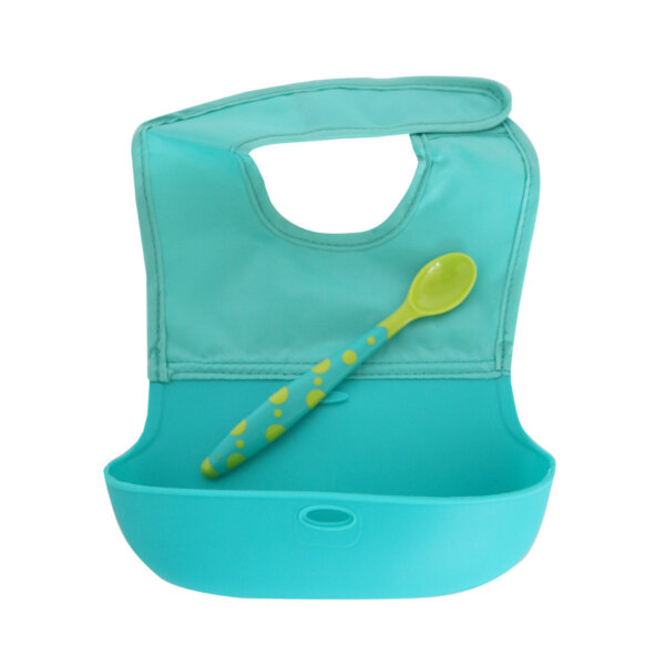 Snuggletime Roll-Up Bib & Spoon Set