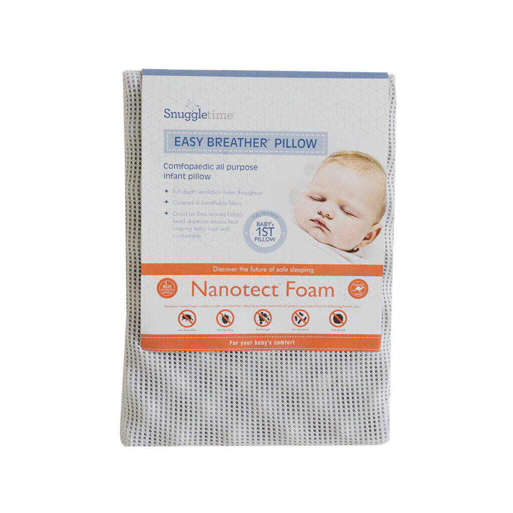 Snuggletime Nanotect Comfopaedic Baby Pillow and Case