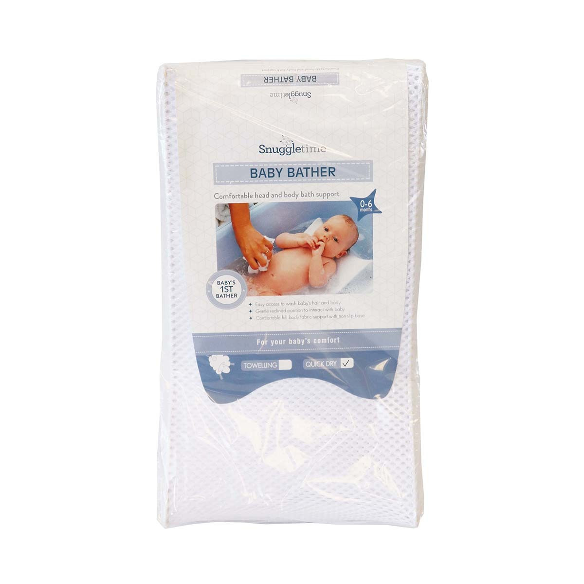 Snuggletime Quick Dry Baby Bather