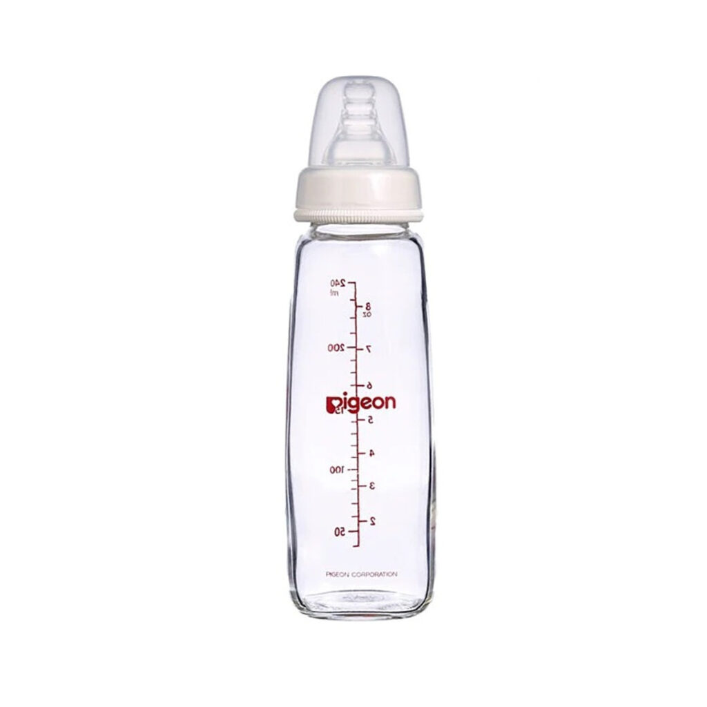 Pigeon Flexible Glass Bottle with Peristaltic Nipple