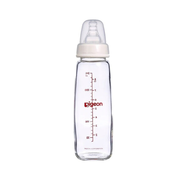 Pigeon Flexible Glass Bottle with Peristaltic Nipple