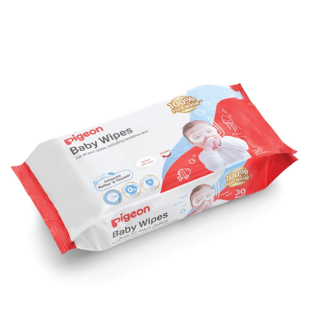 Pigeon 100% Water Travel Baby Wipes