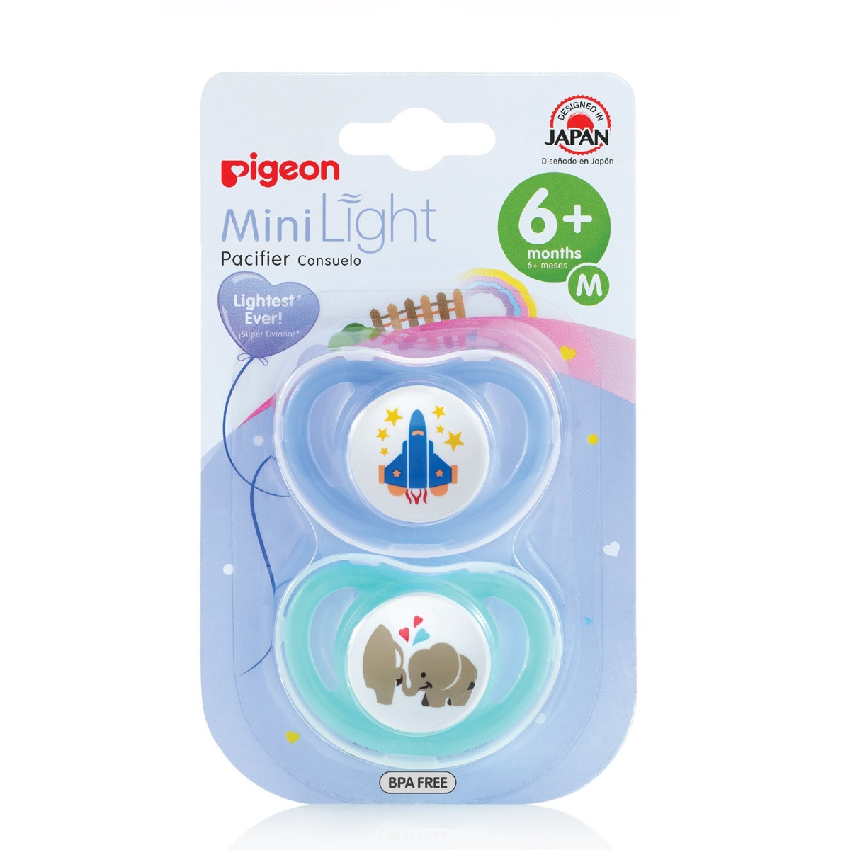Pigeon Minilight Pacifier 2 Pack