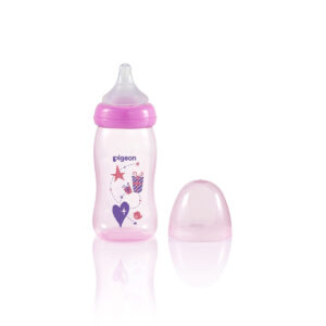 Pigeon Pink SofTouch Peristaltic Plus PP Bottle