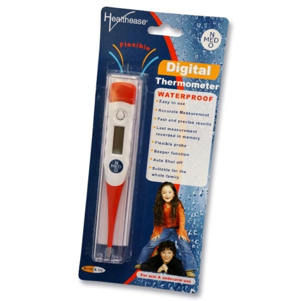 NeoMedic Healthease Digital Waterproof Rigid Tip Thermometer