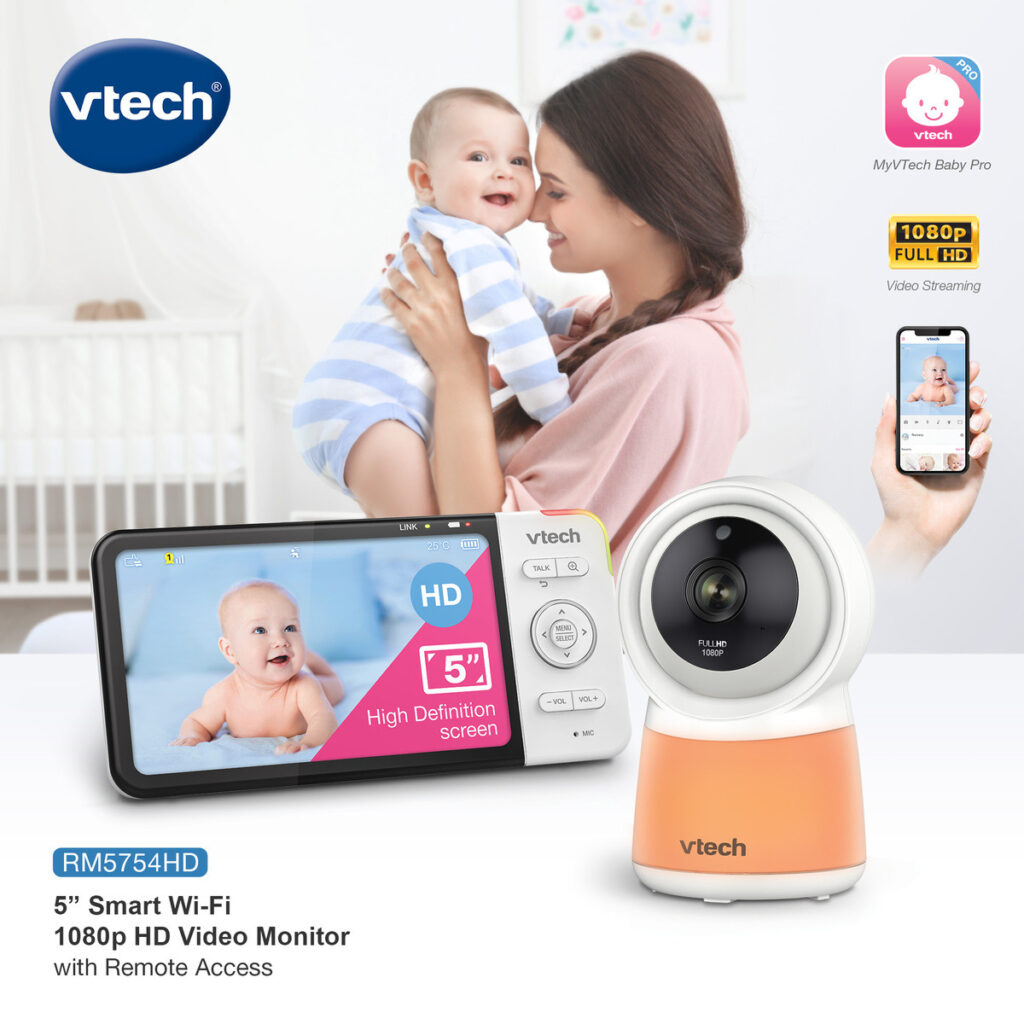 VTech RM5754HD Smart Wi-Fi Video Monitor with App