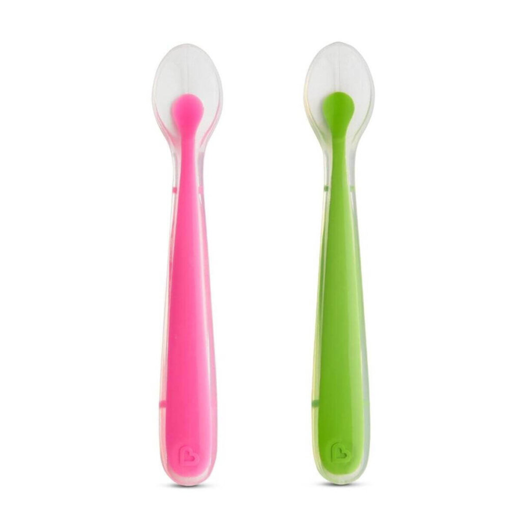 Munchkin Gentle Silicone Spoons 2 Pack