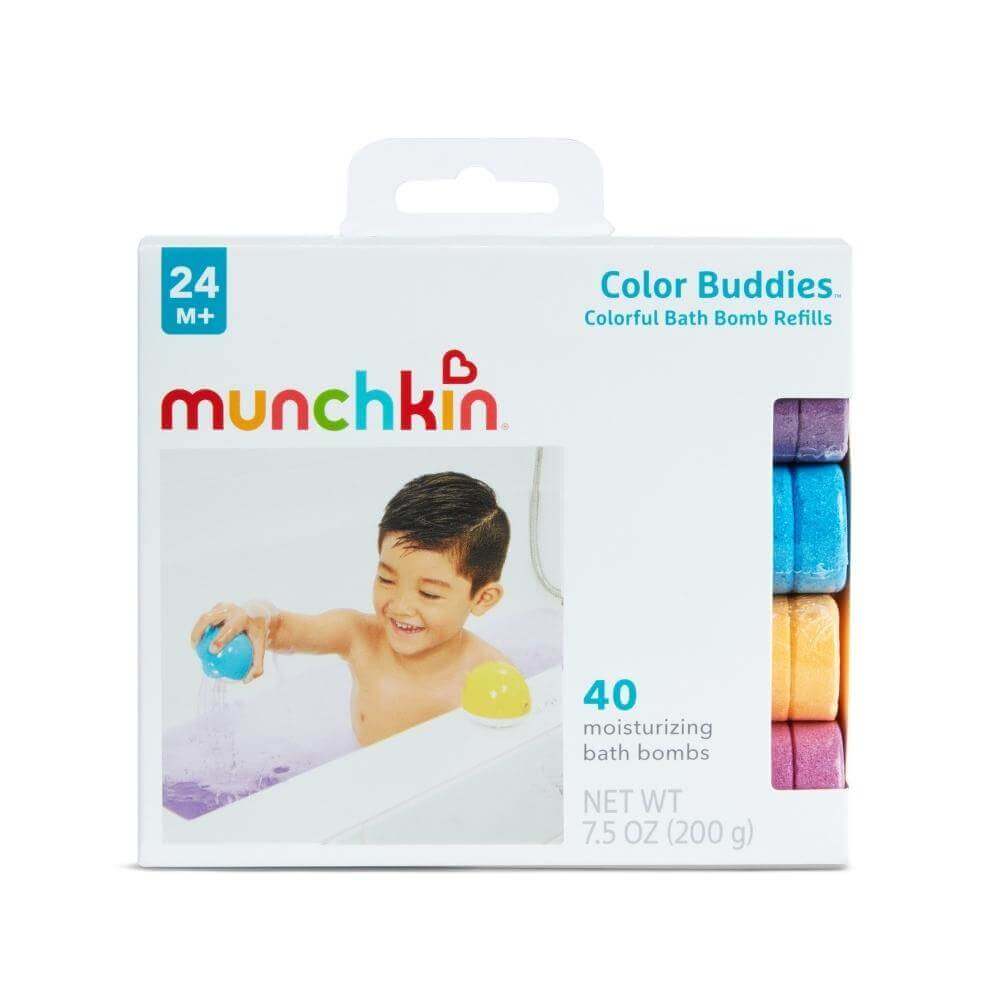 Munchkin Colour Buddies Bath Bomb Refills 40 Pack