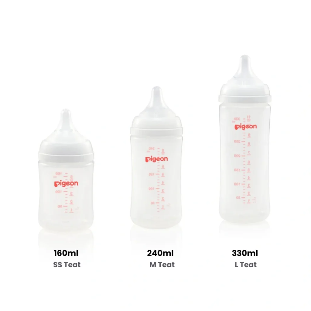 Size Guide Pigeon Bottles