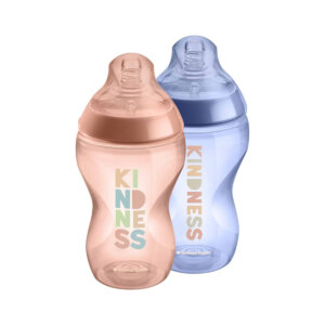 Tommee Tippee Closer to Nature 340ml Decorated Bottle 3m+ 2 Pack