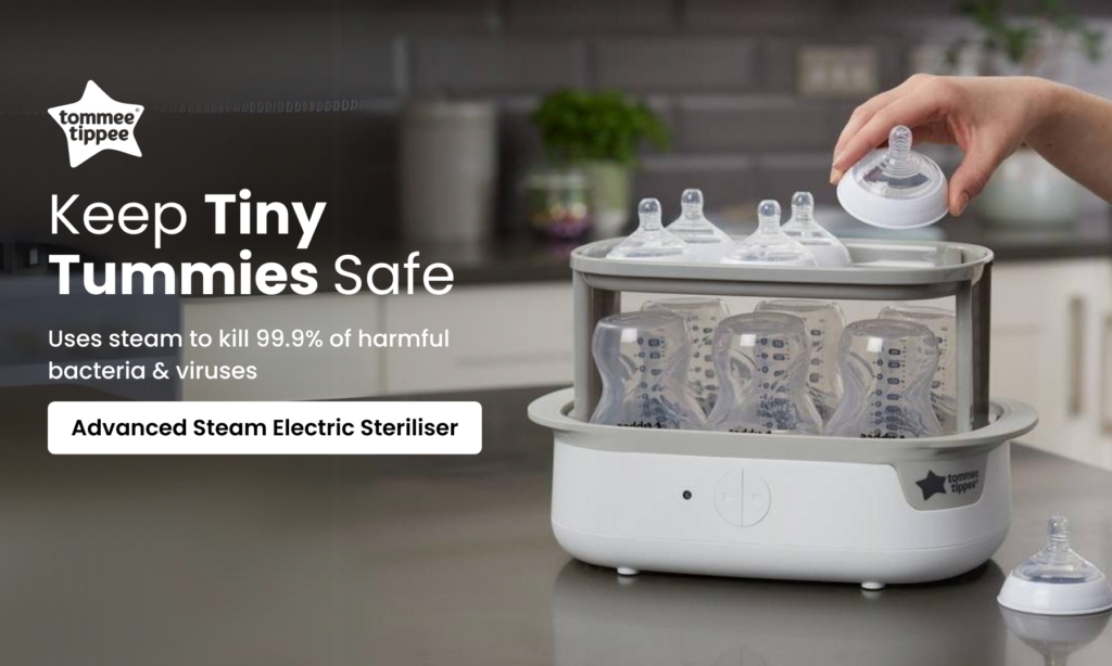 Tommee Tippee Advanced Steam Electric Steriliser Mobile