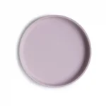 Mushie Stay-Put Silicone Suction Plate - Soft Lilac