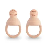 Mushie Silicone Fresh Food Feeder 2pc - Blush