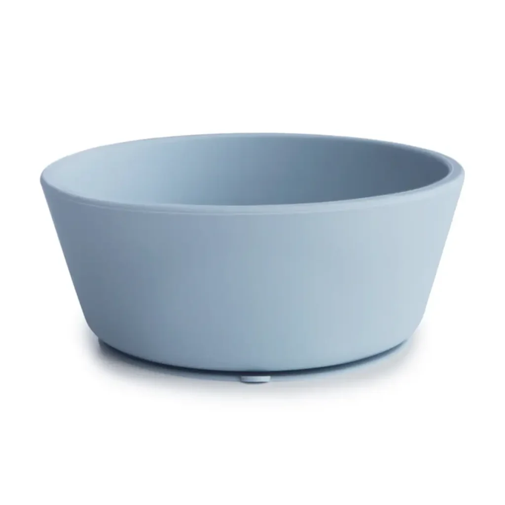 Mushie Stay-Put Stay-Put Silicone Suction Bowl - Powder Blue