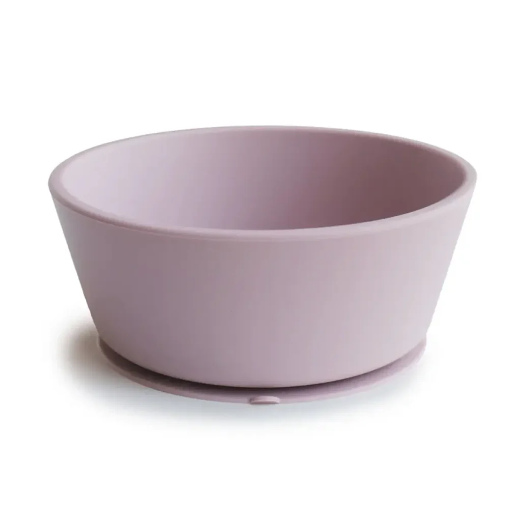 Mushie Stay-Put Stay-Put Silicone Suction Bowl - Soft Lilac