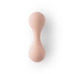 Mushie Silicone Baby Rattle - Blush