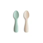 Mushie Toddler Starter Spoons 2pc - Tradewinds & Sand