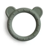 Mushie Silicone Bear Teether - Thyme