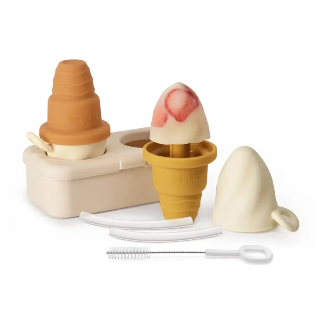 Haakaa Freeze-N-Sip Ice Cream Mould Set - Marigold