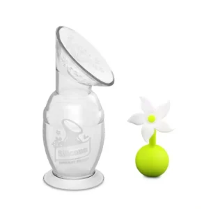 Haakaa Gen 2 Silicone Breast Pump & Flower Stopper Set