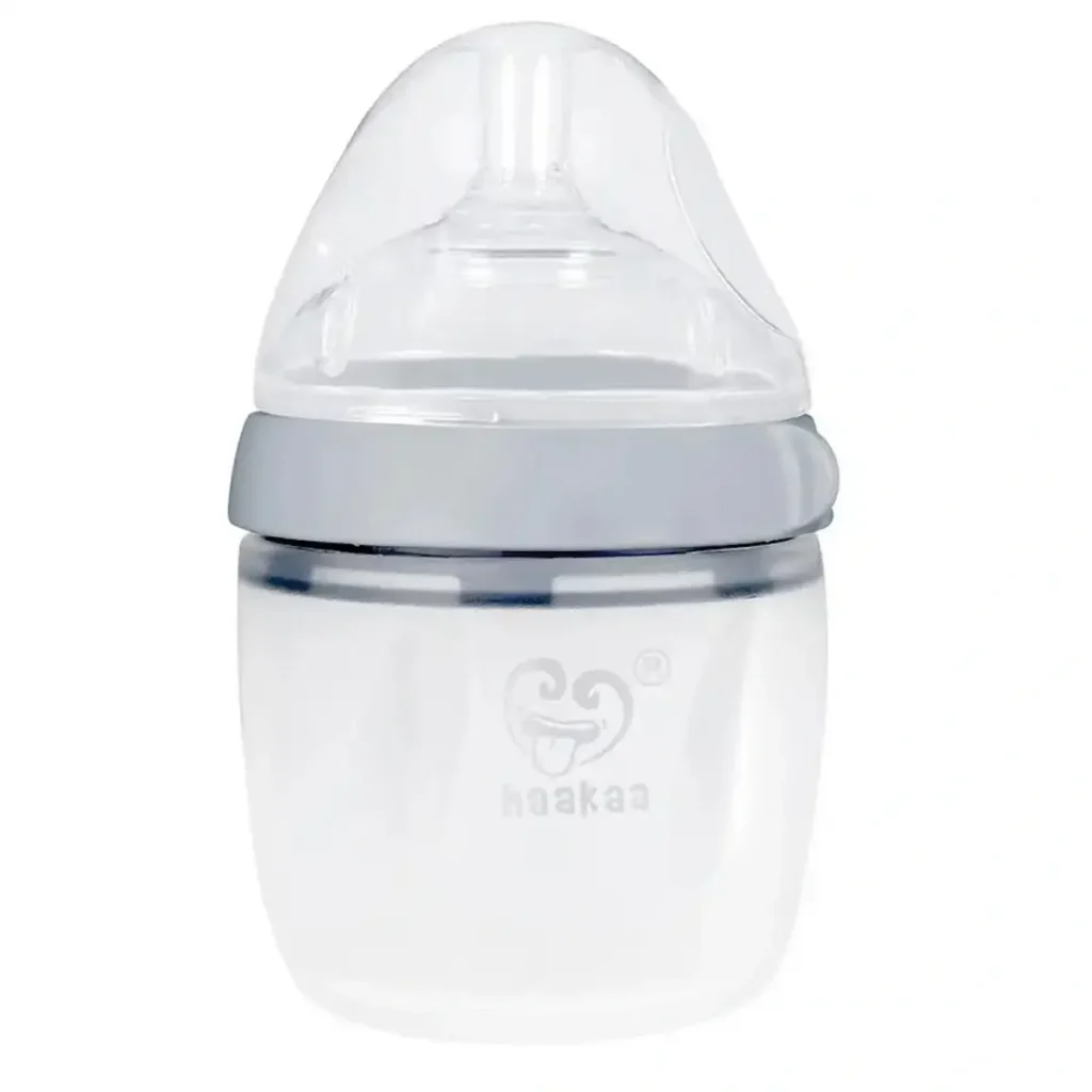 Haakaa Gen 3 Silicone Baby Bottle - 160ml Grey