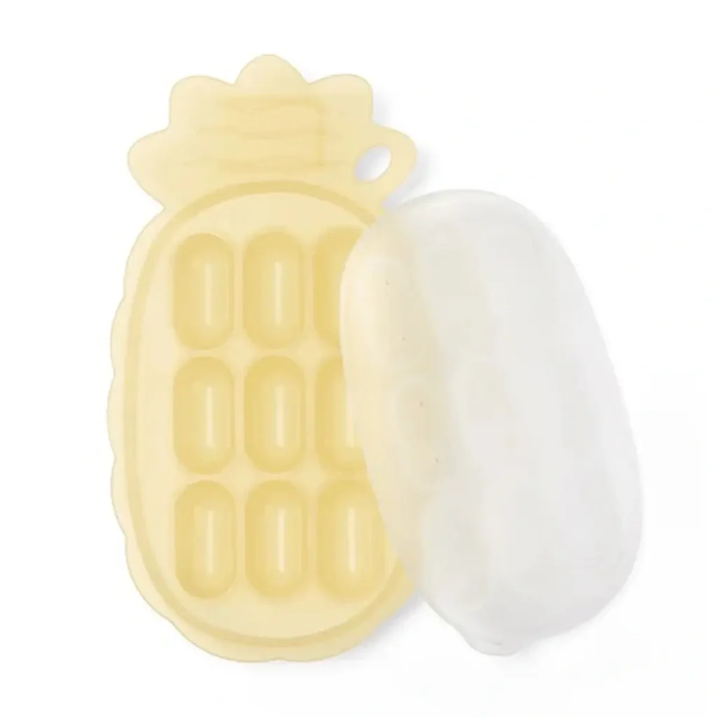 Haakaa Pineapple Silicone Nibble Tray - Banana