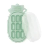 Haakaa Pineapple Silicone Nibble Tray - Pea Green