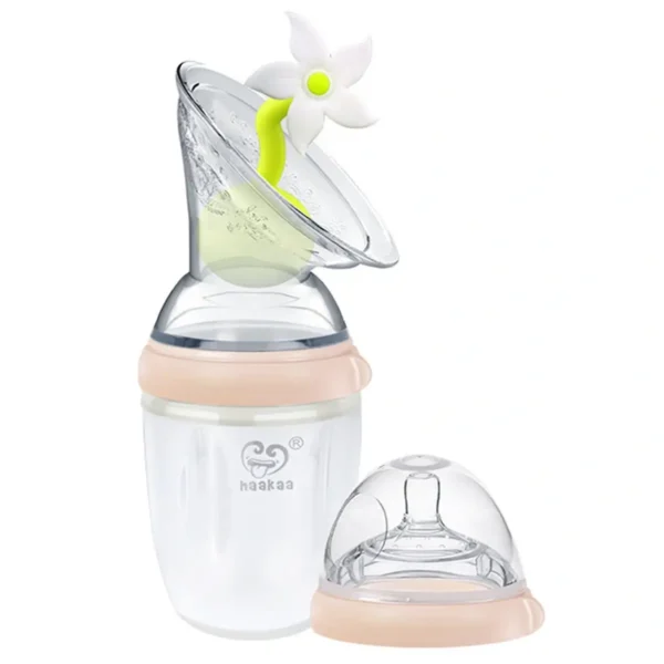 Haakaa Gen 3 Silicone Breast Pump Starter Pack - Peach