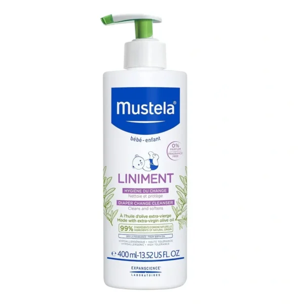 Mustela Liniment Diaper Change Cleanser 400ml