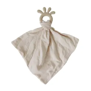 Back to Nature Silicone Teether Muslin Blankie