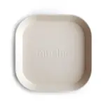 Mushie Dinnerwear Square Plate - Ivory