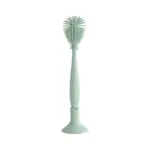 Mushie Silicone Baby Bottle Brush - Cambridge Blue