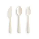 Mushie Dinnerware Cutlery Set - Ivory