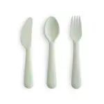 Mushie Dinnerware Cutlery Set - Sage