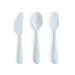 Mushie Dinnerware Cutlery Set - Powder Blue