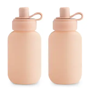 Mushie Silicone Puree Pouchs - Blush
