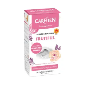 Carmien Fruitful Rooibos Tea Blend with Raspberry Leaf 20's