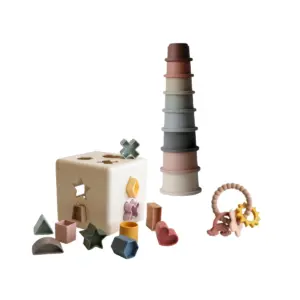Mushie Teethe, Sort & Stack Combo