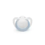 NUK Silicone Star Soother - 0-6m Blue