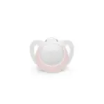 NUK Silicone Star Soother - 0-6m Rose