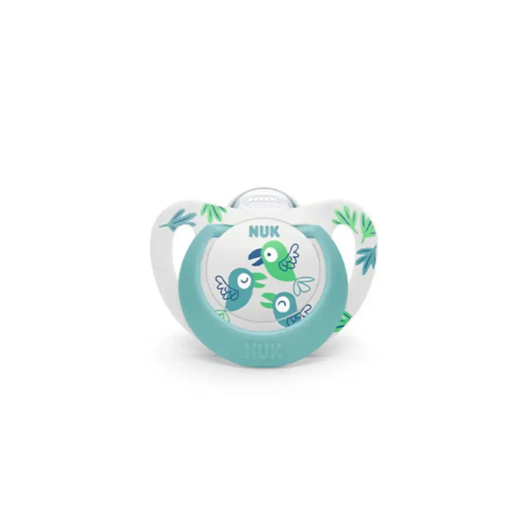 NUK Silicone Star Soother - 18-36m Birds