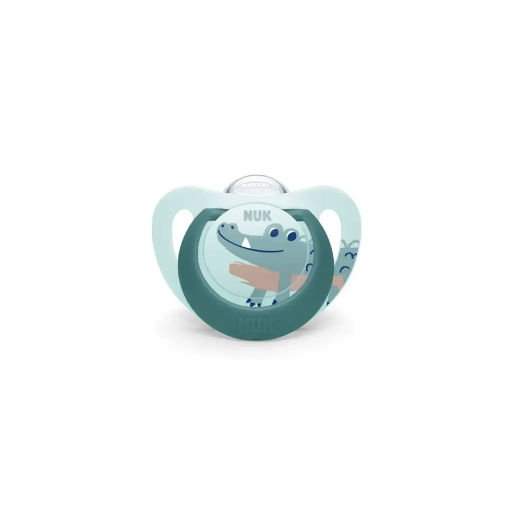NUK Silicone Star Soother - 18-36m Croc