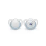 NUK Silicone Star Soother 2 Pack - 0-6m Blue Koala